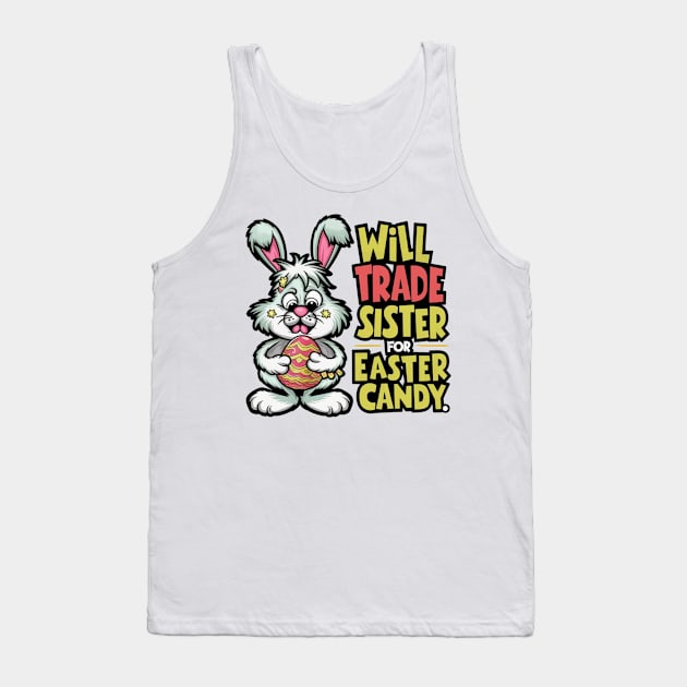 Will Trade Sister For Easter Candy Tank Top by Dylante